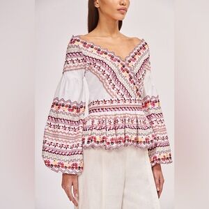 Amur Alma Embroidered Blouse XS‎